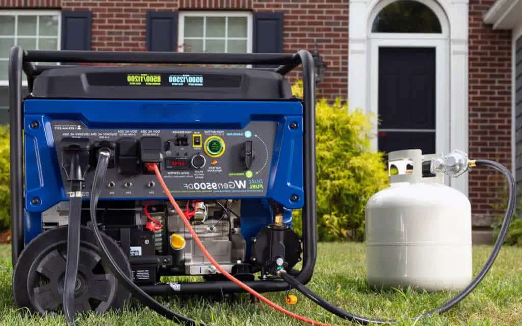 Portable generator for home garden use