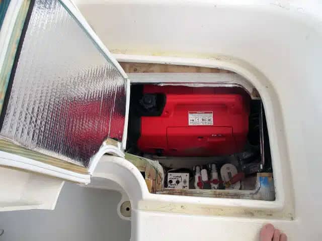 Portable generators for use in boats